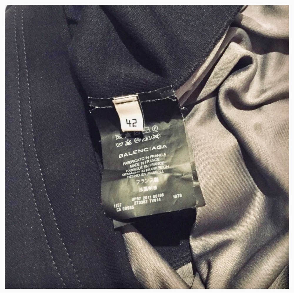 BALENCIAGA SATIN-TRIMMED MIDI DRESS - Picture 7 of 7